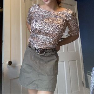 sequin top!